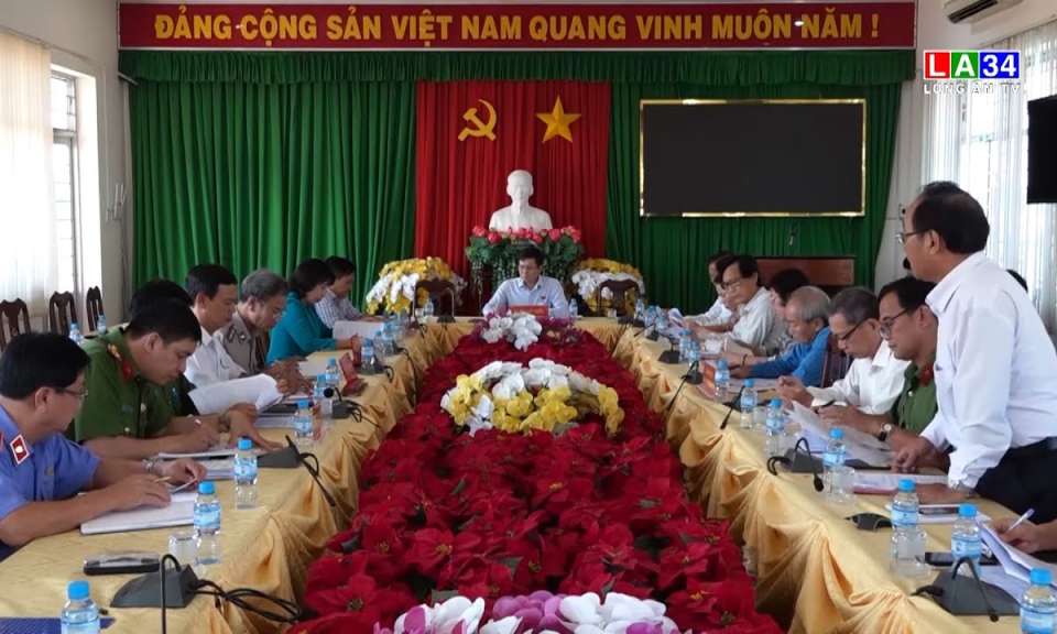Thủ Thừa: HĐND tỉnh giám sát công tác phòng chống tham nhũng, tiêu cực trong lĩnh vực tư pháp