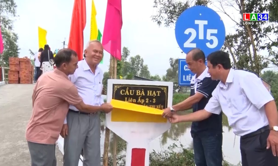Bến Lức: Huy động nguồn lực xây dựng 23 cầu giao thông nông thôn