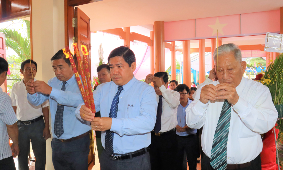 Cần Đước tổ chức lễ giổ lần thứ 139 Tổng lãnh binh Nguyễn Văn Tiến