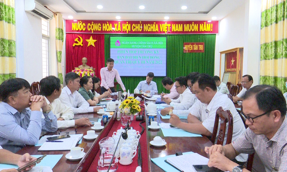 Tân Trụ giải ngân vốn tín dụng chính sách xã hội trên 84 tỷ đồng 