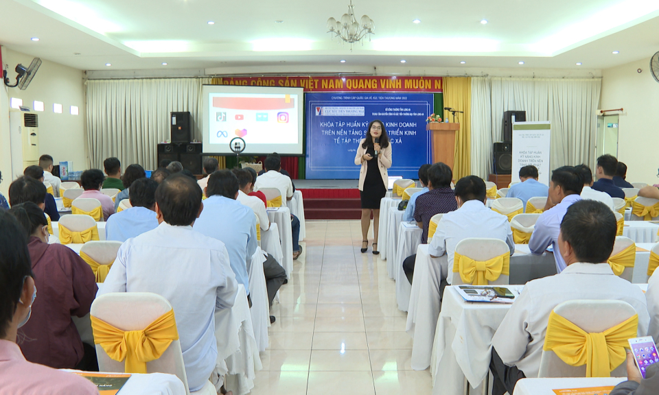 Tập huấn kỹ năng kinh doanh trên nền tảng số, phát triển kinh tế và hợp tác xã