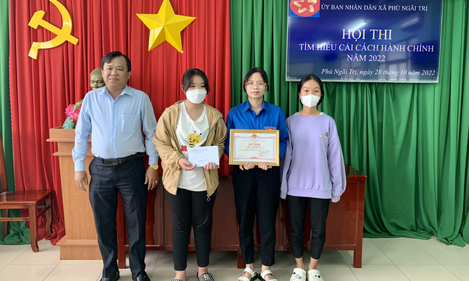 Châu Thành: Xã Phú Ngãi Trị tổ chức Hội thi tìm hiểu cải cách hành chính năm 2022