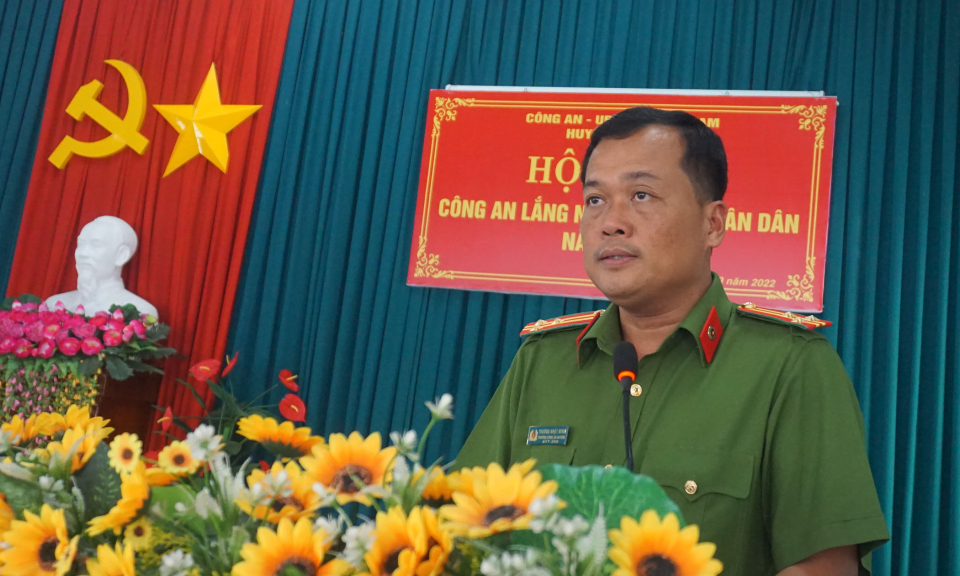 Bến Lức diễn đàn “Công an lắng nghe ý kiến Nhân dân”