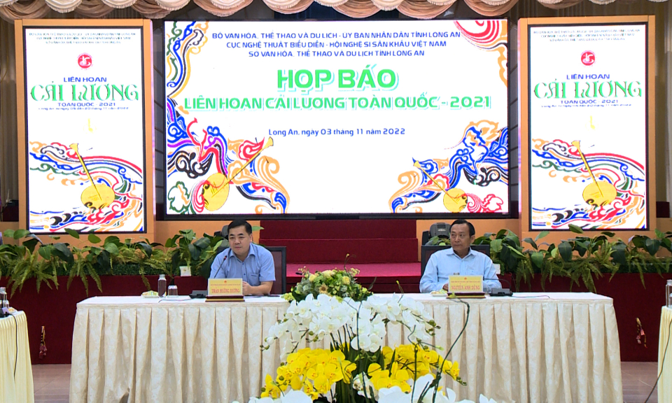 Họp báo Liên hoan Cải lương toàn quốc 2021