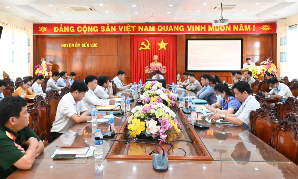 Bến Lức tổng kết công tác thi hành án dân sự năm 2022