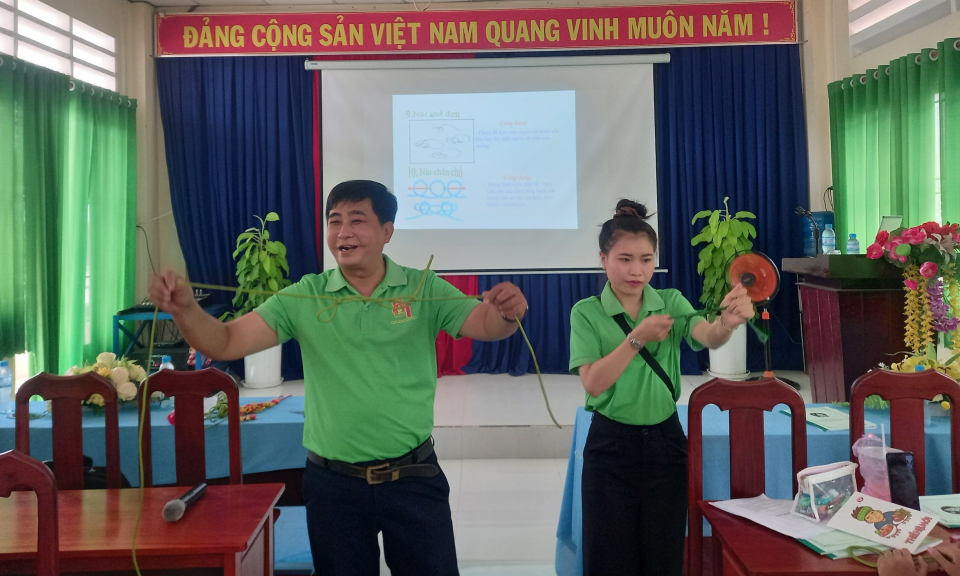Đức Huệ tập huấn kỹ năng, nghiệp vụ phụ trách Sao nhi đồng năm học 2022 – 2023.