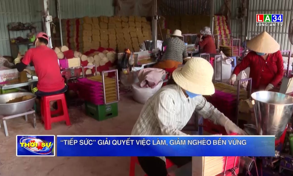 “Tiếp sức” giải quyết việc làm, giảm nghèo bền vững
