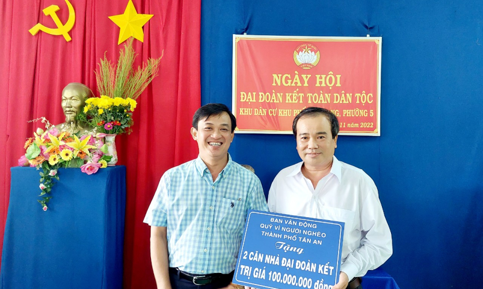 Thành phố Tân An tổ chức Ngày hội Đại đoàn kết toàn dân tộc năm 2022 