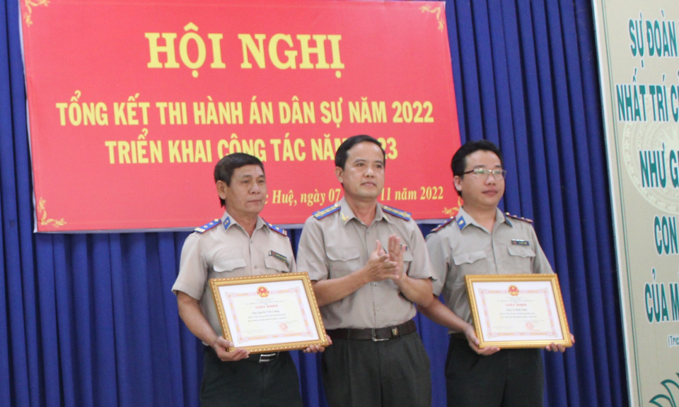 Đức Huệ tổng kết thi hành án dân sự năm 2022