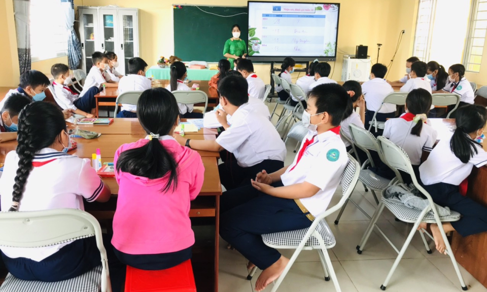Cần Giuộc tổ chức hội thi giáo viên chủ nhiệm lớp giỏi cấp Tiểu học