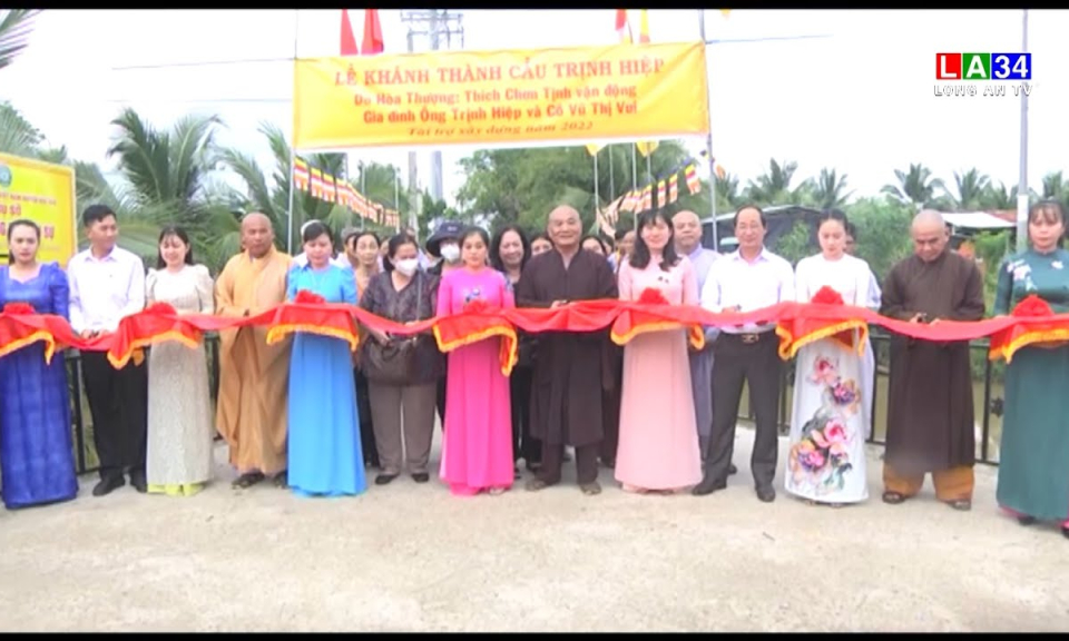 Đức Huệ: Ban trị sự Giáo hội Phật giáo Việt Nam huyện thực hiện công tác an sinh xã hội