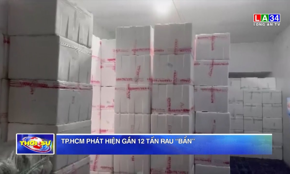 TP.HCM phát hiện gần 12 tấn rau “bẩn”