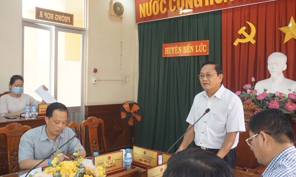 Bến Lức phiên chất vấn, giải trình các nội dung về công tác quản lý nhà nước trong lĩnh vực môi trường