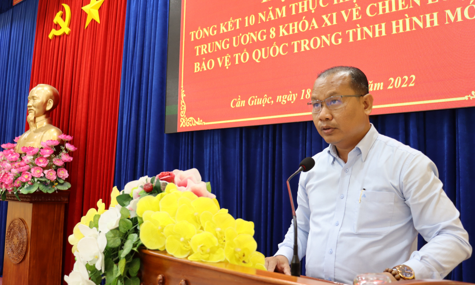Cần Giuộc tổng kết 10 năm thực hiện Nghị quyết Trung ương 8 (khoá XI)