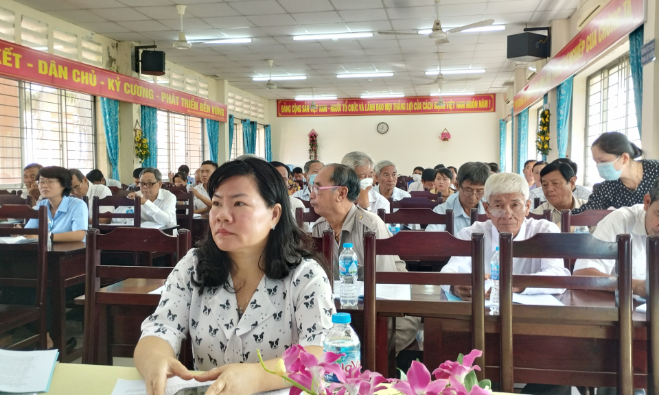 Tập huấn công tác chính sách trợ giúp xã hội tại huyện Thạnh Hóa