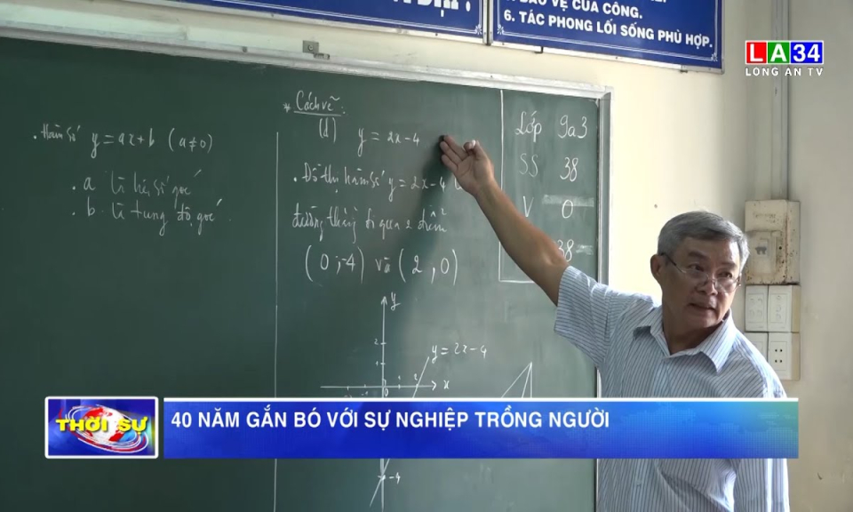 40 năm gắn bó với sự nghiệp trồng người