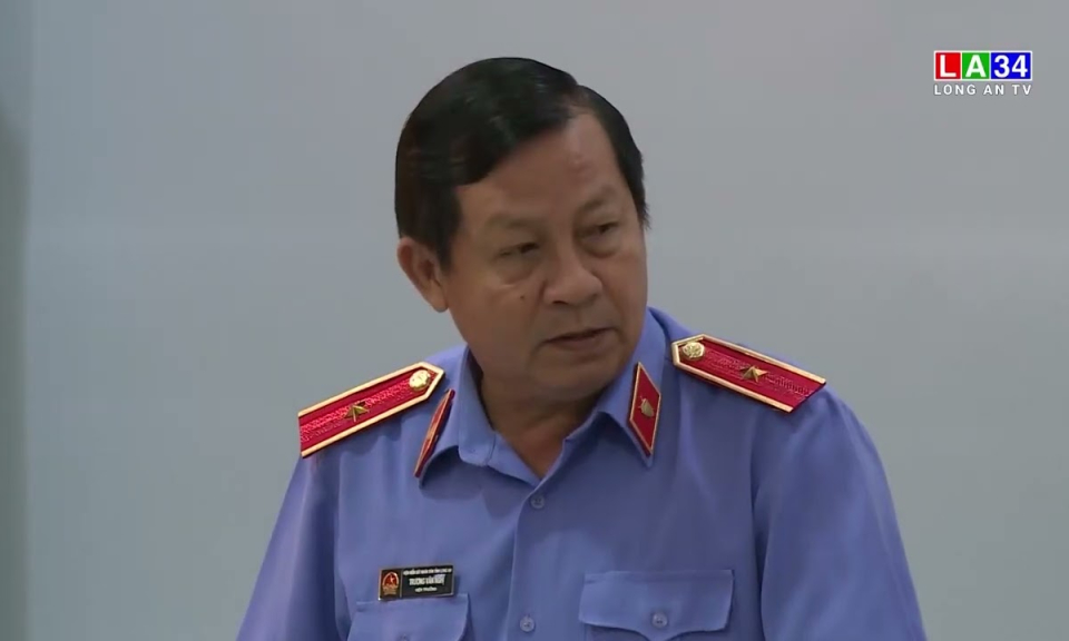 Ban Pháp chế HĐND tỉnh Long An giám sát Viện Kiểm sát nhân dân tỉnh