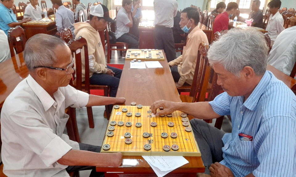 Tân Thạnh tổ chức giải Cờ tướng huyện năm 2022