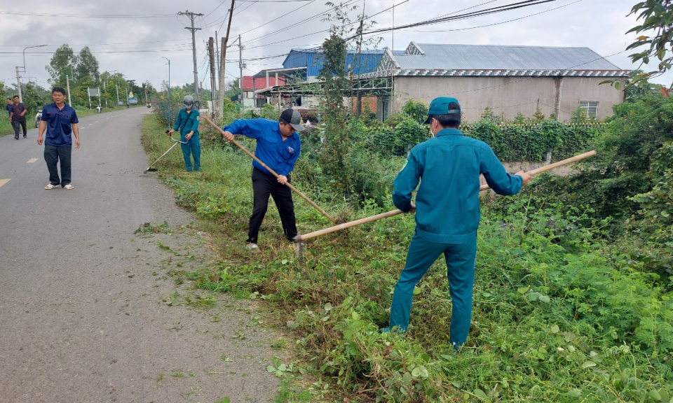 Xã Hưng Điền B, huyện Tân Hưng thực hiện mô hình “Khu dân cư đạt chuẩn văn minh đô thị”