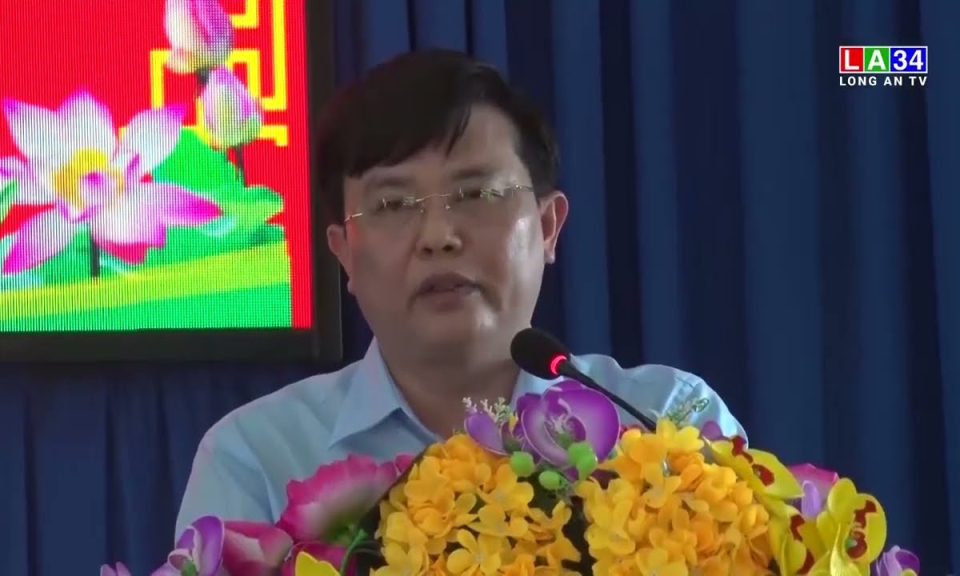 Đoàn Đại biểu Quốc hội tỉnh Long An tiếp xúc cử tri huyện Cần Giuộc