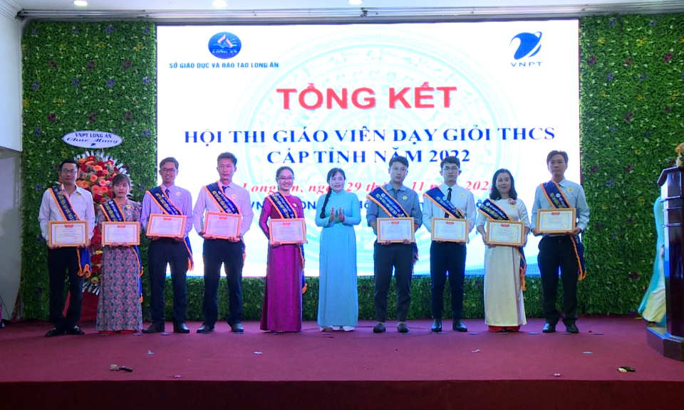 Tổng kết hội thi giáo viên dạy giỏi Trung học Cơ sở cấp tỉnh năm 2022