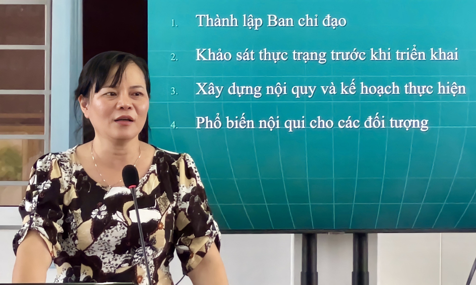 Trung tâm Kiểm soát bệnh tật tỉnh tập huấn phòng, chống tác hại thuốc lá tại Tân Hưng