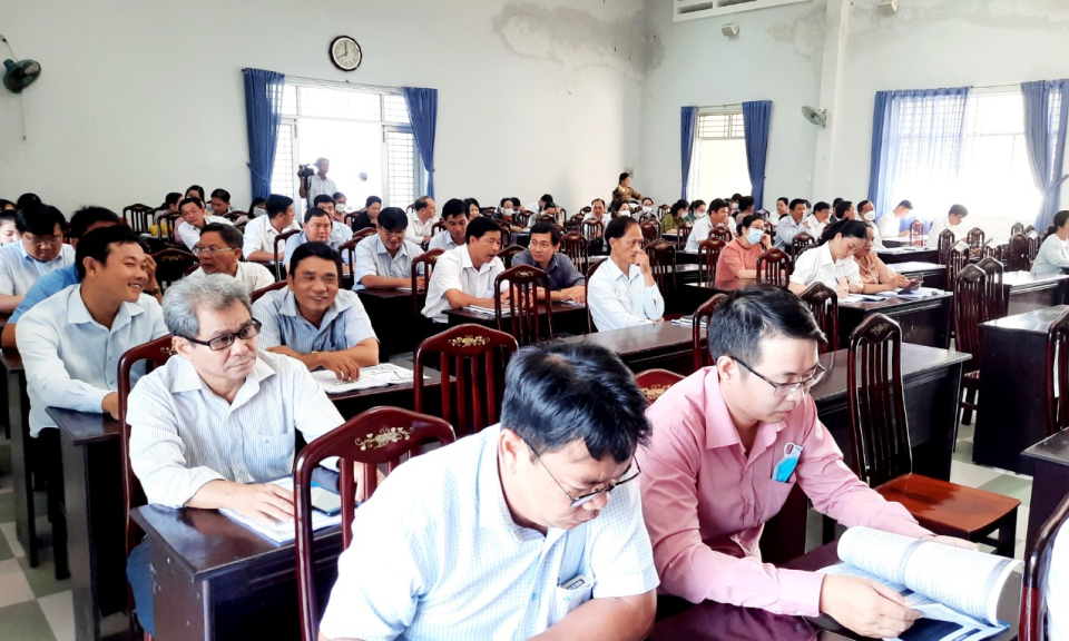 Thành phố Tân An tập huấn kiến thức về phòng, chống tham nhũng năm 2022