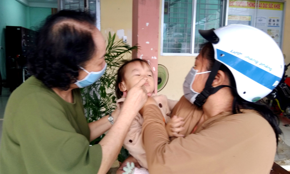 Cần Đước thực hiện Ngày vi chất dinh dưỡng