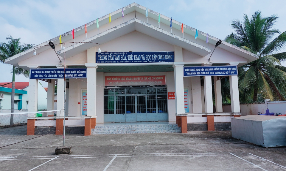 Tân Hưng phúc tra phong trào xây dựng đời sống văn hóa tại xã Hưng Điền B