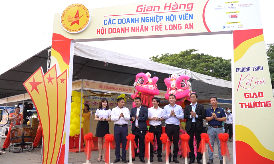 Hội Doanh nhân trẻ Long An có 50 gian hàng tại Hội chợ Công thương khu vực ĐBSCL - Long An 2022