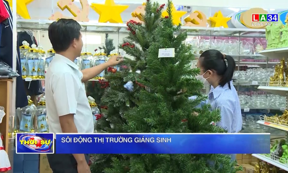 Sôi động thị trường Giáng sinh