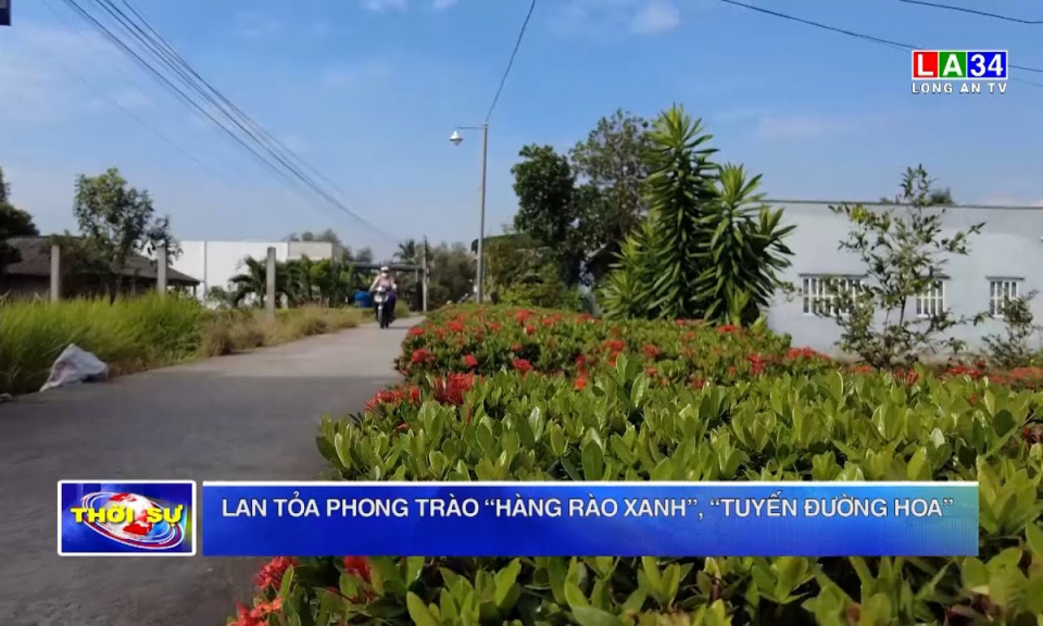 Lan tỏa phong trào "hàng rào xanh", "tuyến đường hoa"