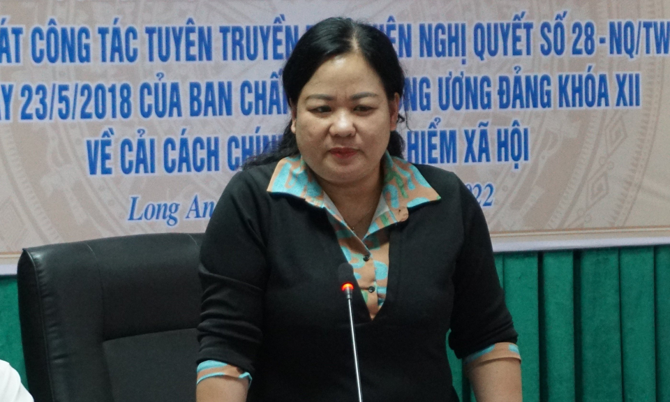 Đoàn công tác Ban Tuyên giáo Trung ương làm việc tại Long An về tuyên truyền Nghị quyết 28-NQ/TW