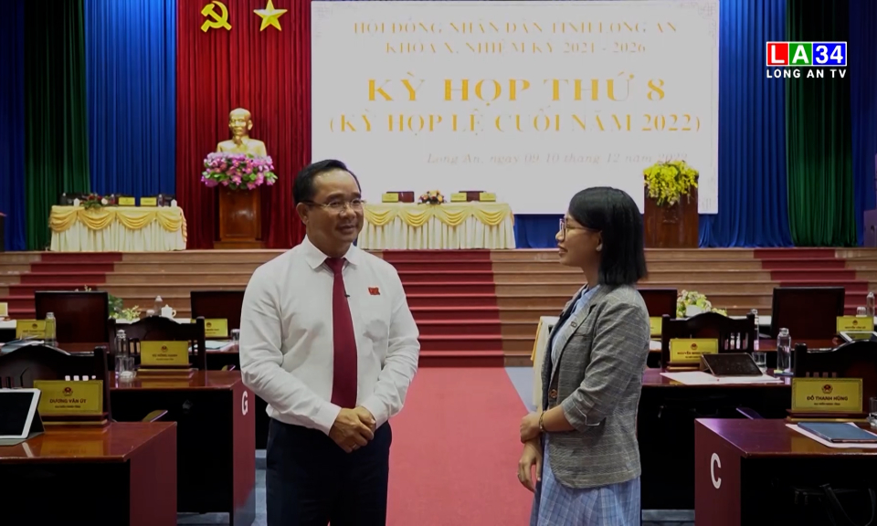 Bí thư Tỉnh ủy, Chủ tịch HĐND tỉnh Long An - Nguyễn Văn Được trả lời phỏng vấn Đài PT-TH Long An sau kỳ họp thứ 8, HĐND tỉnh khóa X