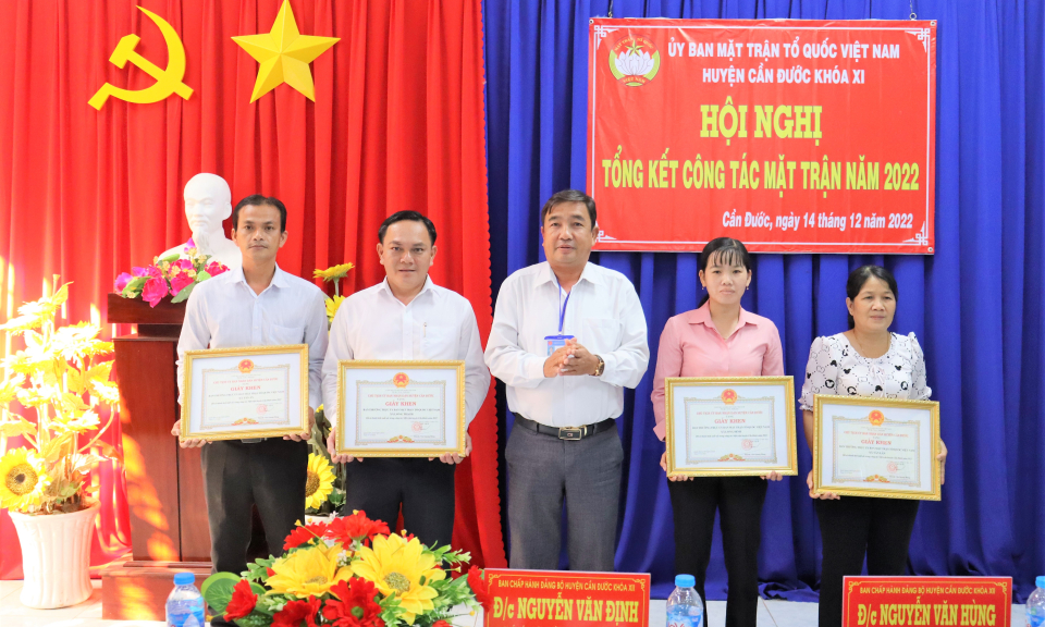 Cần Đước tổng kết công tác Mặt trận năm 2022