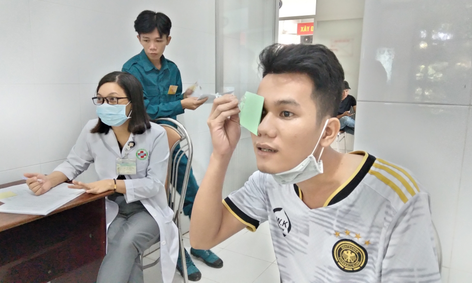 Tân Hưng khám sức khoẻ thực hiện nghĩa vụ quân sự năm 2023