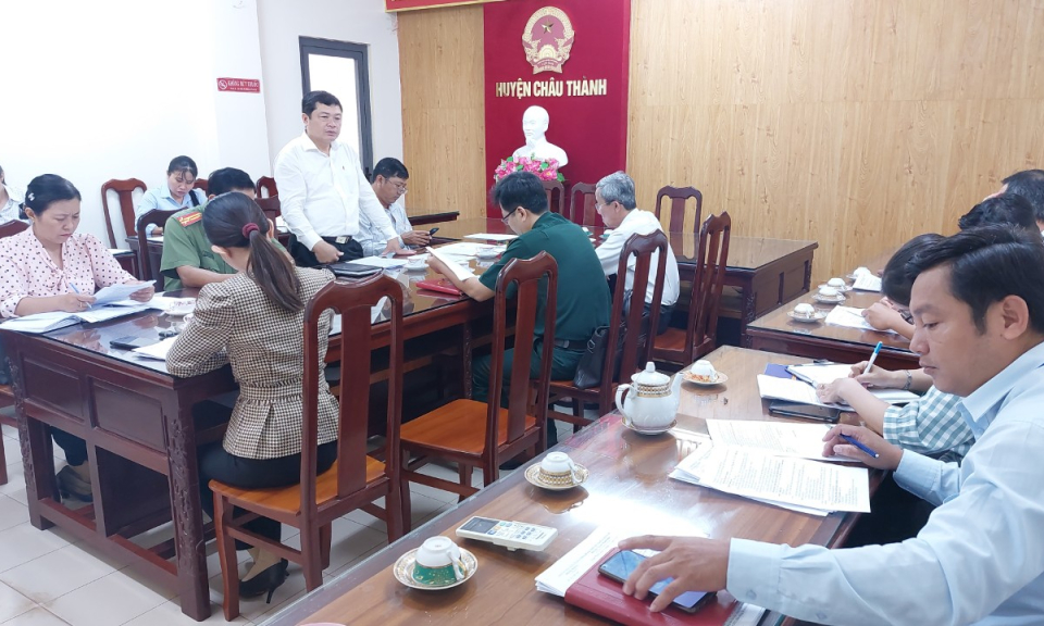 Huyện Châu Thành triển khai các hoạt động mừng Đảng,mừng Xuân và đón Tết Nguyên đán Quý Mão  2023.