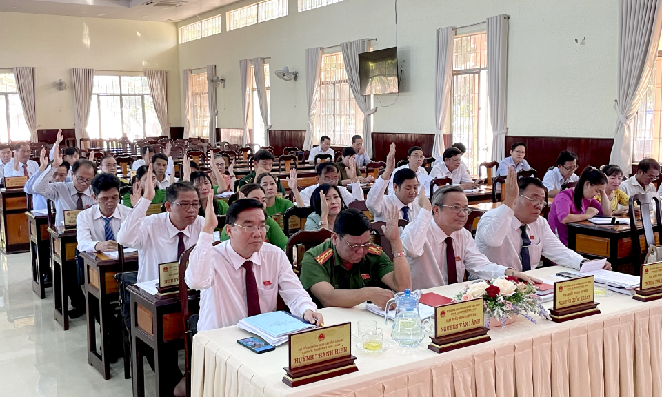Kỳ họp thứ Bảy HĐND huyện Tân Hưng khóa VI, nhiệm kỳ 2021 – 2026