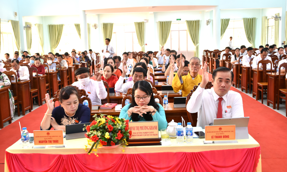 HĐND huyện Tân Thạnh khai mạc Kỳ họp lệ cuối năm 2022