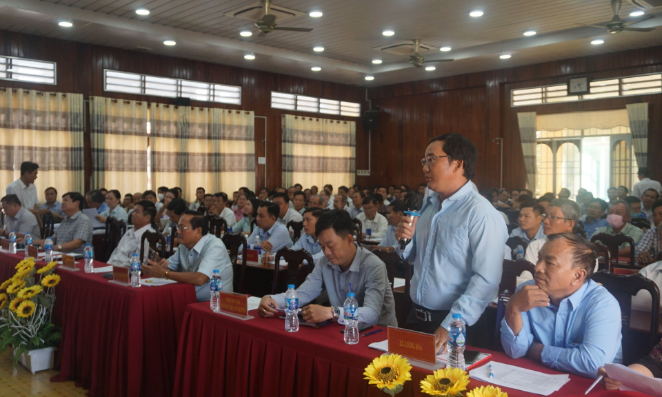 Hội nghị lấy ý kiến về  Quy hoạch Đô thị Bến Lức 