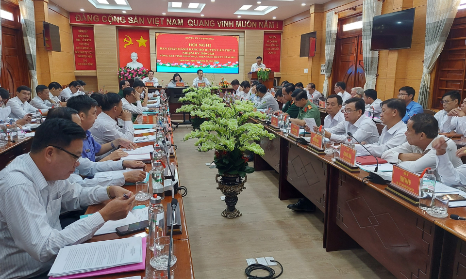 Thạnh Hóa thực hiện  Nghị quyết Huyện ủy năm 2022