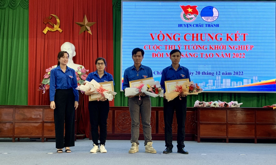 Châu Thành chung kết cuộc thi ý tưởng khởi nghiệp đổi mới sáng tạo năm 2022