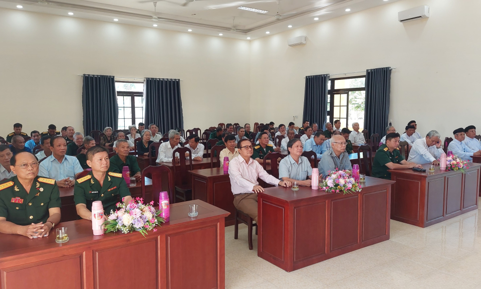 Thành phố Tân An tổ chức Lễ gặp mặt kỷ niệm 78 năm ngày thành lập Quân đội Nhân dân Việt Nam 