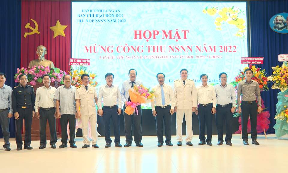 Ngành Thuế  Long An hoàn thành xuất sắc nhiệm vụ thu ngân sách năm 2022
