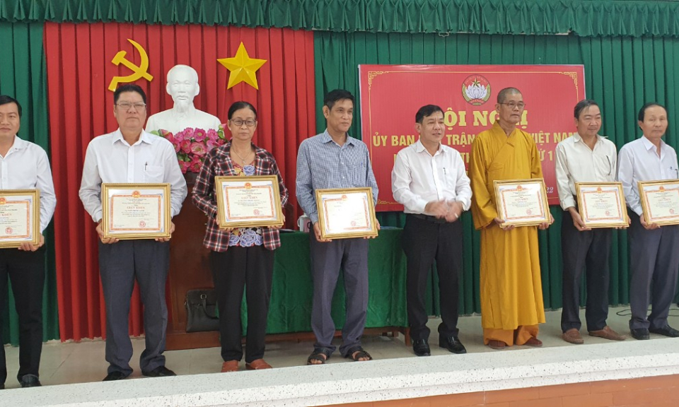  Ủy ban MTTQ huyện Tân Thạnh Hội nghị lần thứ 7 nhiệm kỳ 2019 - 2024