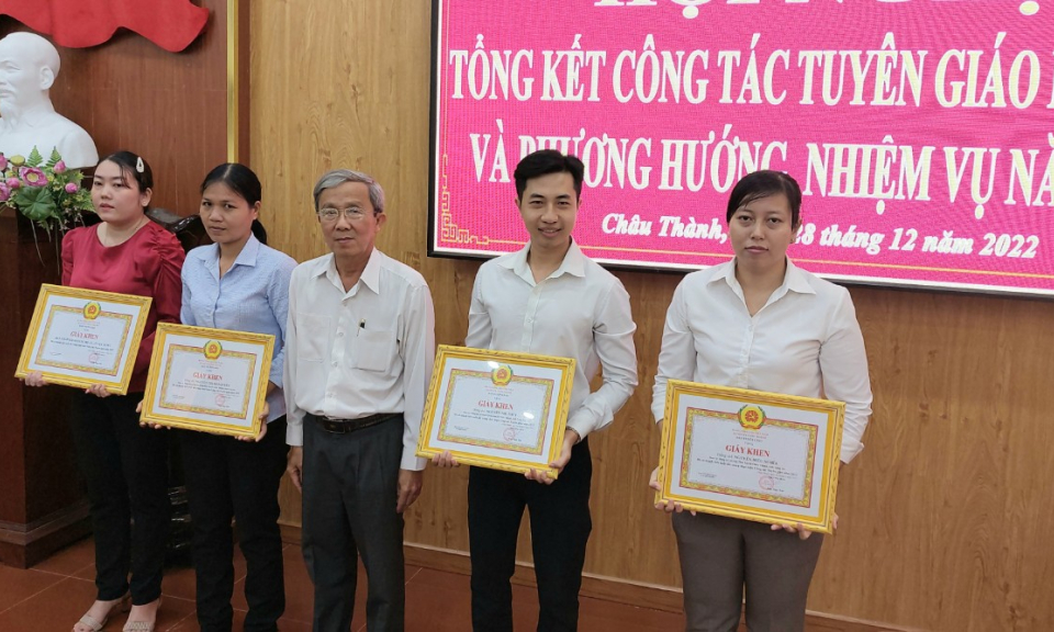 Huyện Châu Thành tổng kết công tác Tuyên giáo năm 2022