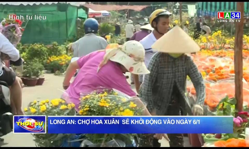 Long An: Chợ Hoa Xuân sẽ khởi động vào ngày 6/1