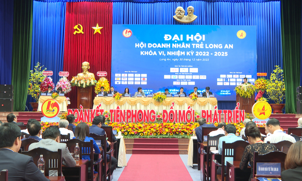 Đại hội Hội doanh nhân trẻ Long An khóa VI, nhiệm kỳ 2022 - 2025