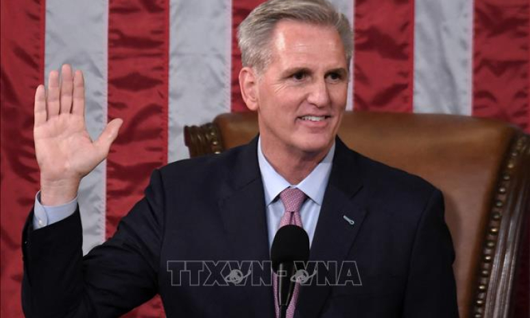 Ông Kevin McCarthy trở thành Chủ tịch Hạ viện Mỹ sau 15 vòng bỏ phiếu kịch tính