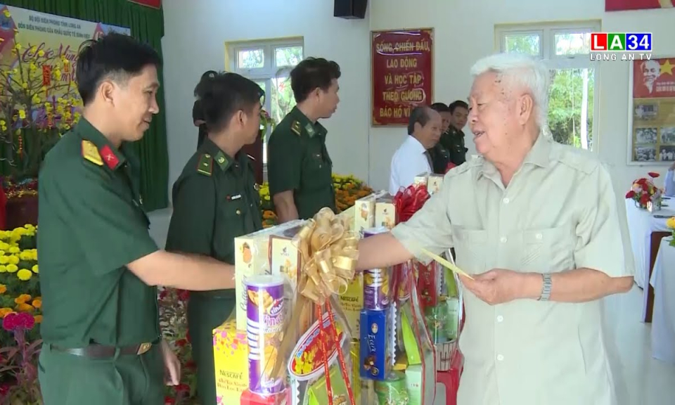 Lãnh đạo tỉnh chúc Tết các đơn vị làm nhiệm vụ trên tuyến biên giới